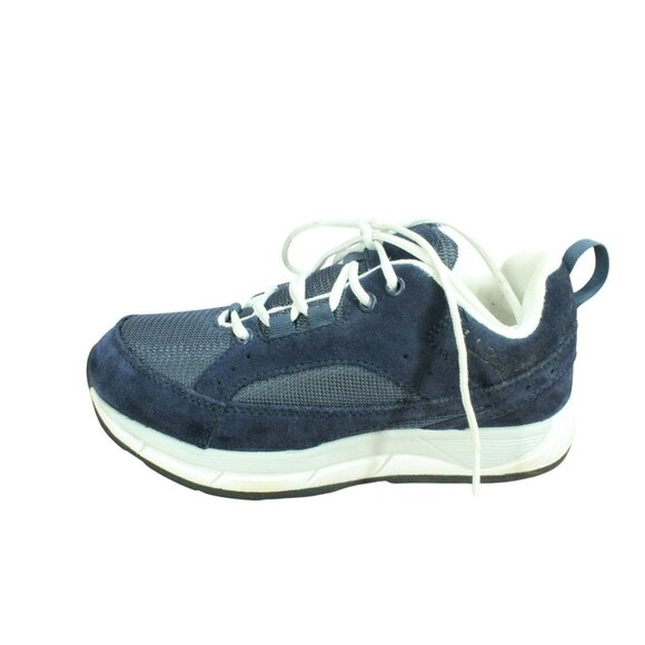 LL Bean Blue Mesh & Suede Lace Up Shock Absorbing Athletic Shoes Size 6 M - Picture 1 of 9